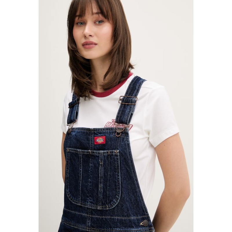 DK0A88IP0DD1 DENIM RIB DRESS W DARK INDIGO