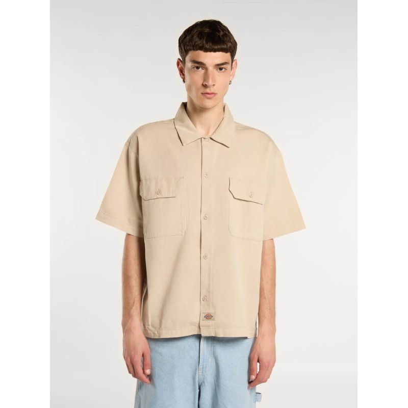 DK0A88N90ST1 247 GD WORK SHIRT SS STONE