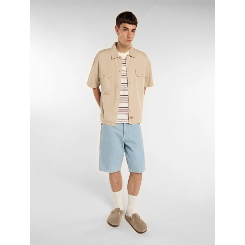 DK0A88N90ST1 247 GD WORK SHIRT SS STONE