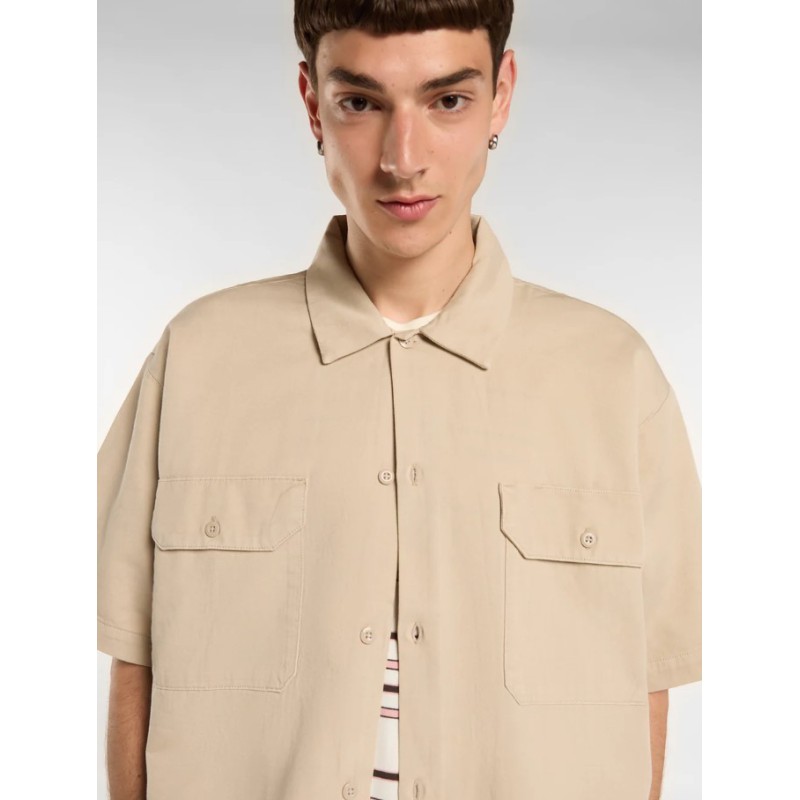 DK0A88N90ST1 247 GD WORK SHIRT SS STONE