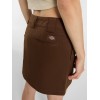 DK0A88PA0TB1 UNION WRAP SKIRT TIMBER BROWN