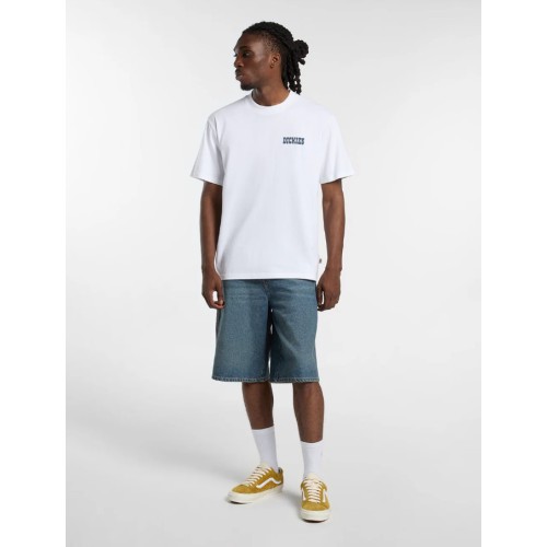 DK0A88JI0WH1 PLAIN CITY SS TEE WHITE