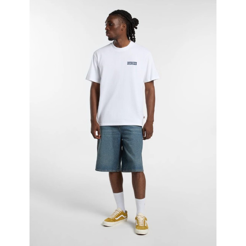 DK0A88JI0WH1 PLAIN CITY SS TEE WHITE