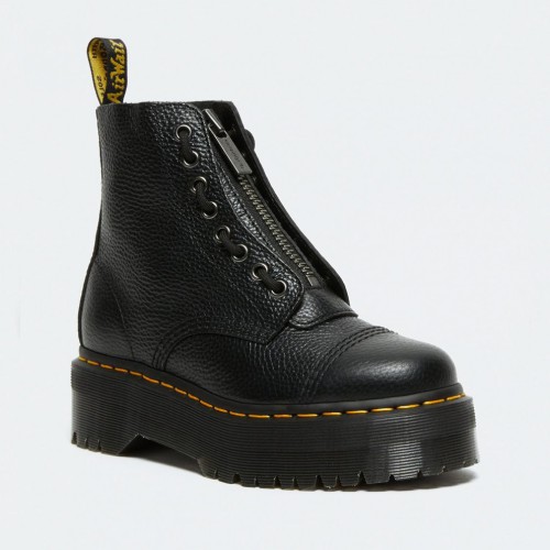 22564001 DR MARTENS SHORT BOOTIE SINDAIR MILLED NAPPA
