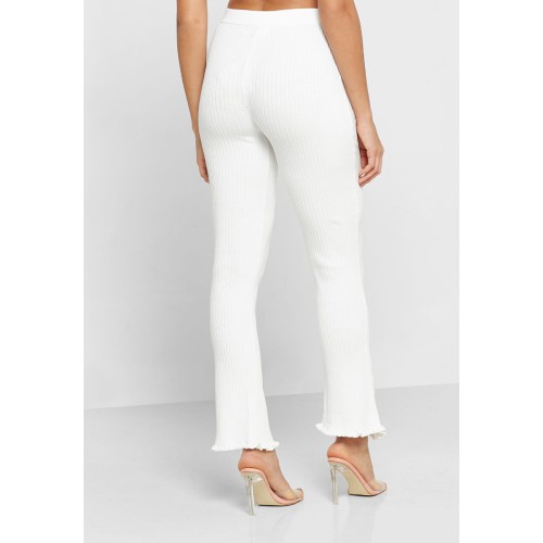 CA0328 GLAMOROUS WOMAN - TROUSERS WHITE