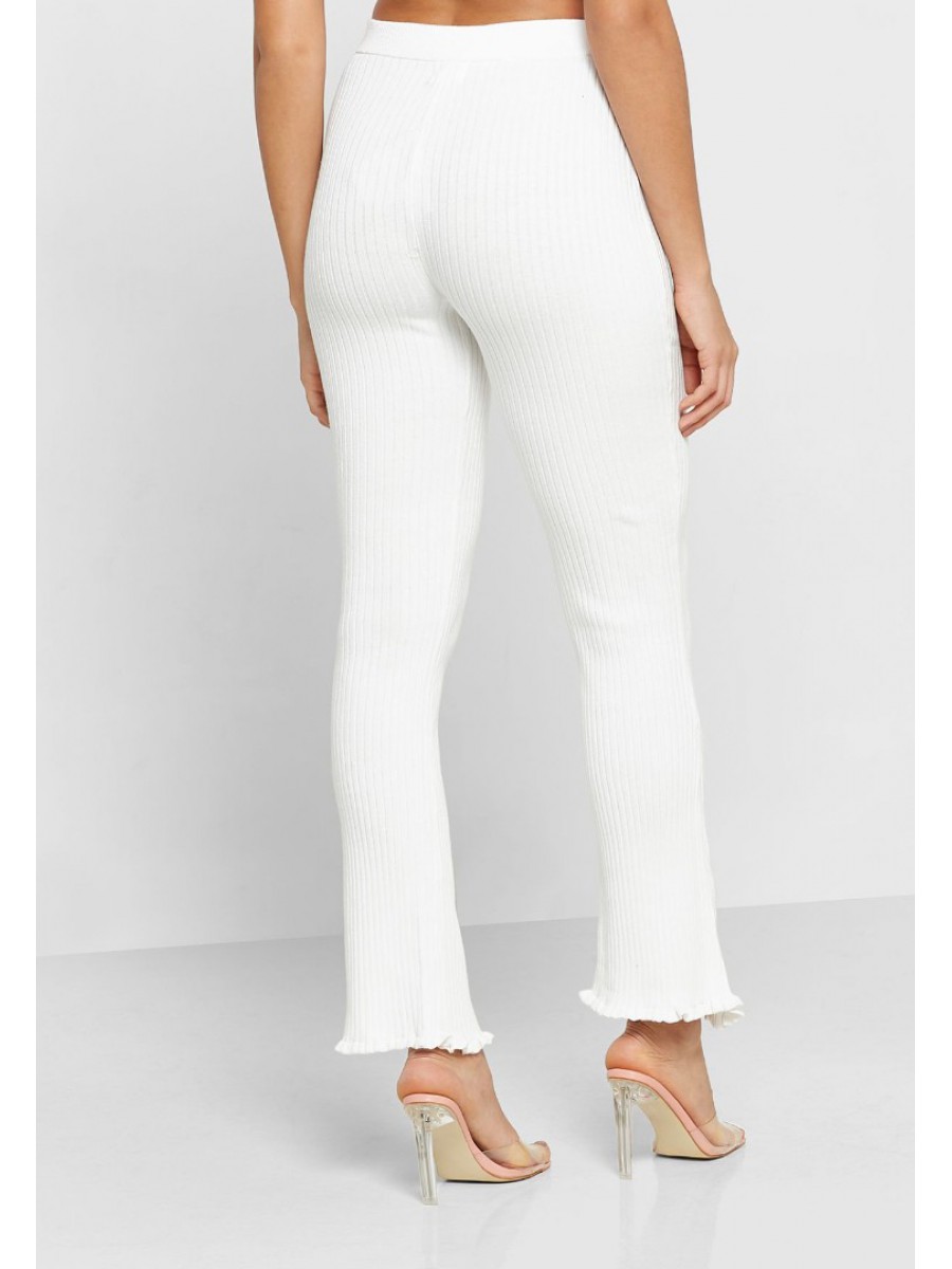 CA0328 GLAMOROUS WOMAN - TROUSERS WHITE