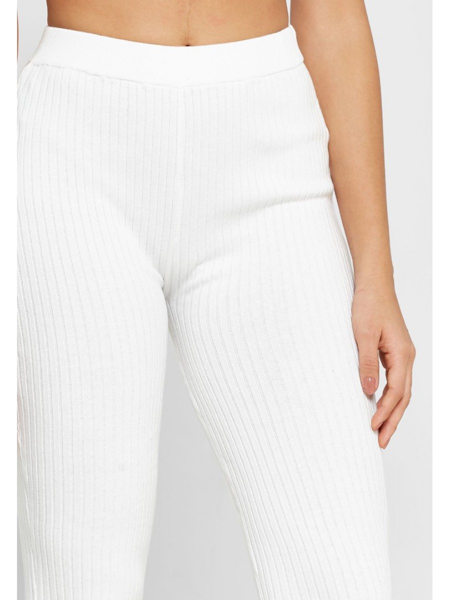 CA0328 GLAMOROUS WOMAN - TROUSERS WHITE
