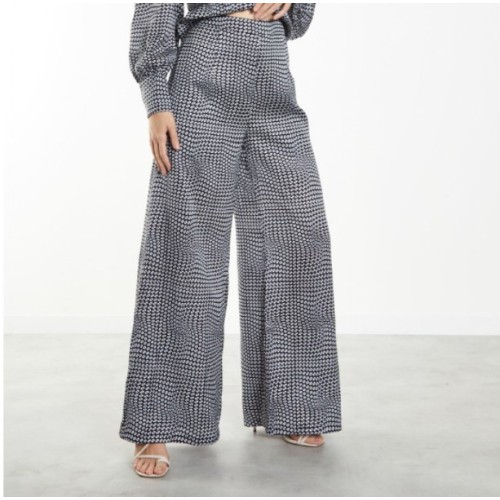 AC2413 GLAMOROUS WOMAN-TROUSERS BLACK