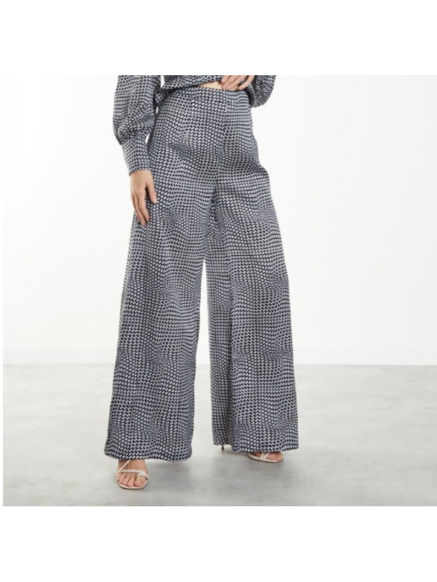 AC2413 GLAMOROUS WOMAN-TROUSERS BLACK