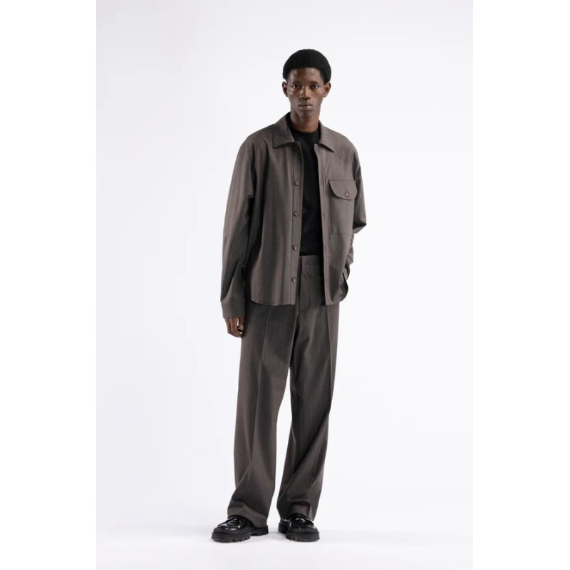 CA3445 IMB BRIAN - CAMICIA GESSATA MANICA LUNGA