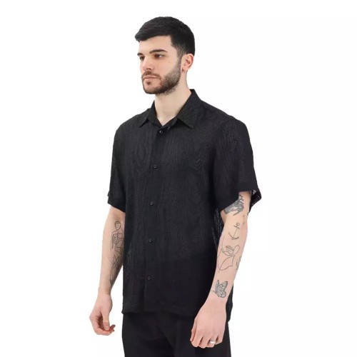 CA3300 IMB MAN - CAMICIA MEZZA MANICA TRASPARE