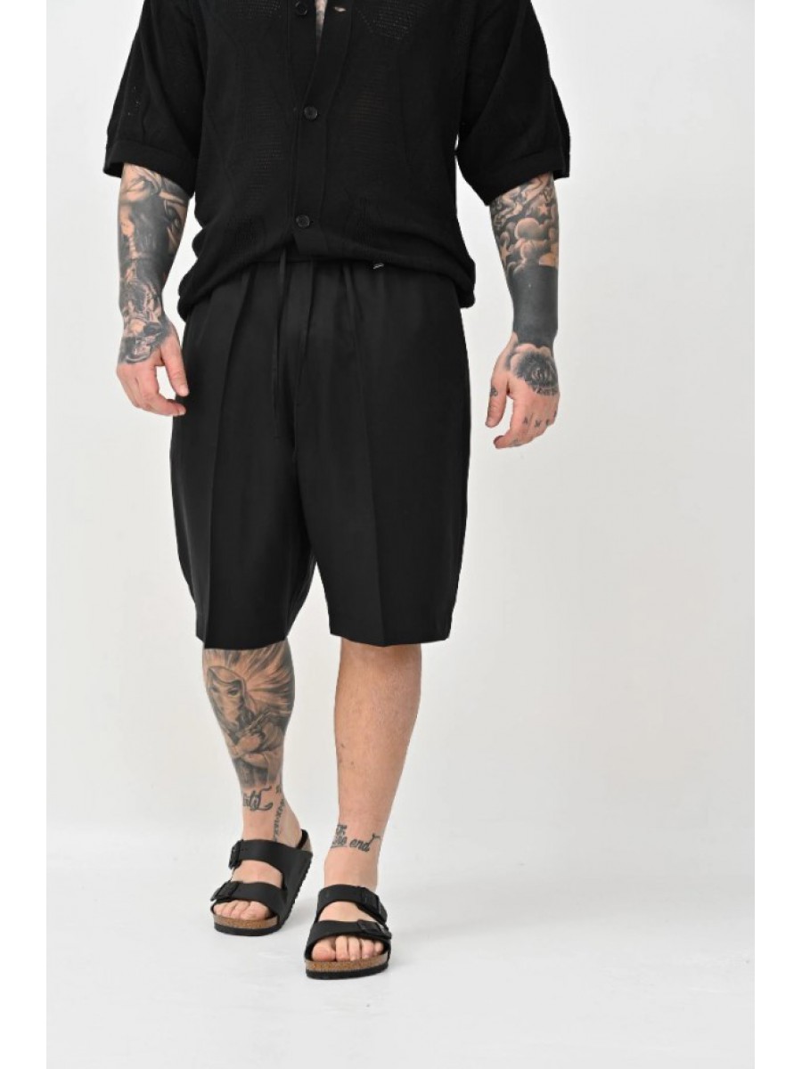 BE3236 IMB MAN - BERMUDA IN TENCEL CON ELASTIC
