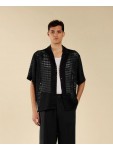 CA3279 IMB MAN - CAMICIA MEZZA MANICA TRAFORATE