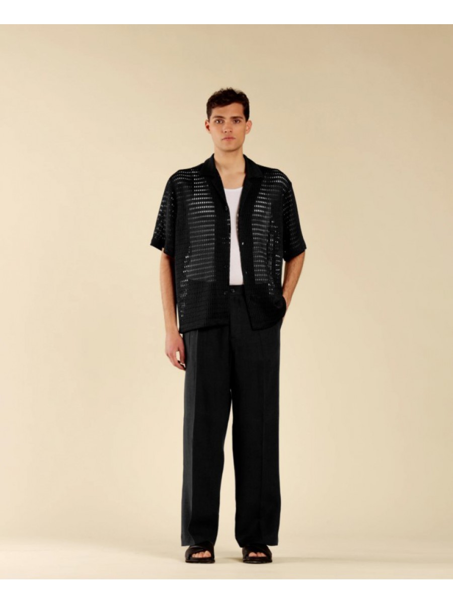 CA3279 IMB MAN - CAMICIA MEZZA MANICA TRAFORATE