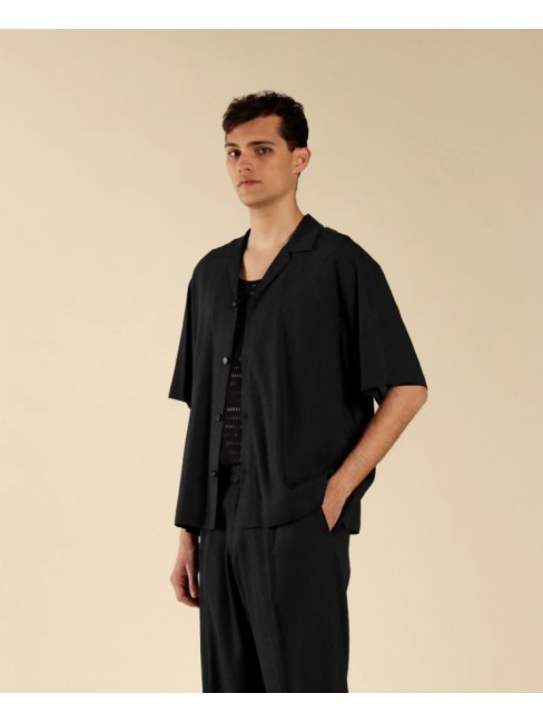 CA3283 IMB MAN - CAMICIA MEZZA IN MISTO