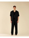 CA3283 IMB MAN - CAMICIA MEZZA IN MISTO