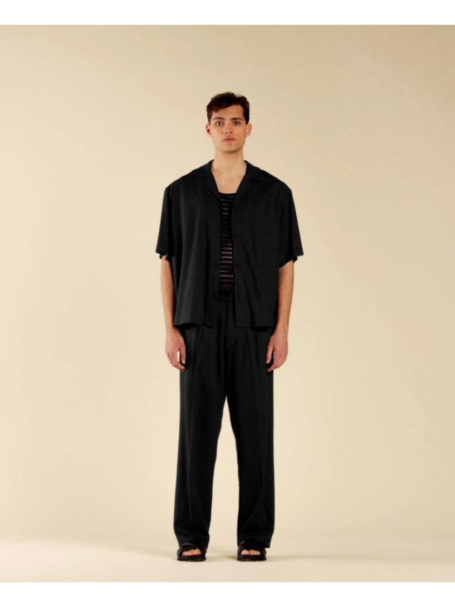 CA3283 IMB MAN - CAMICIA MEZZA IN MISTO