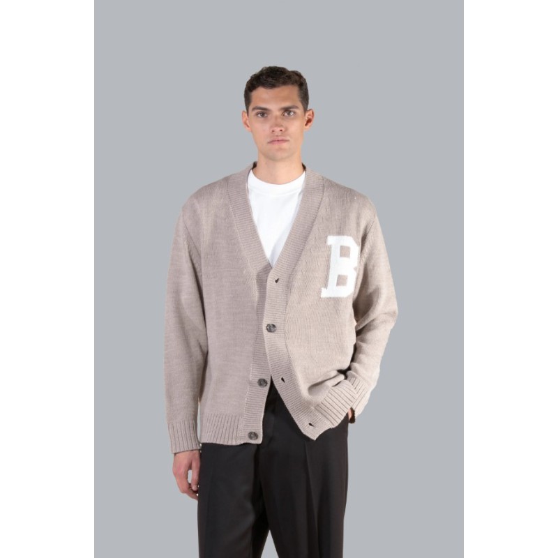 MA3009 IMB MAN - CARDIGAN CON INTARSIO