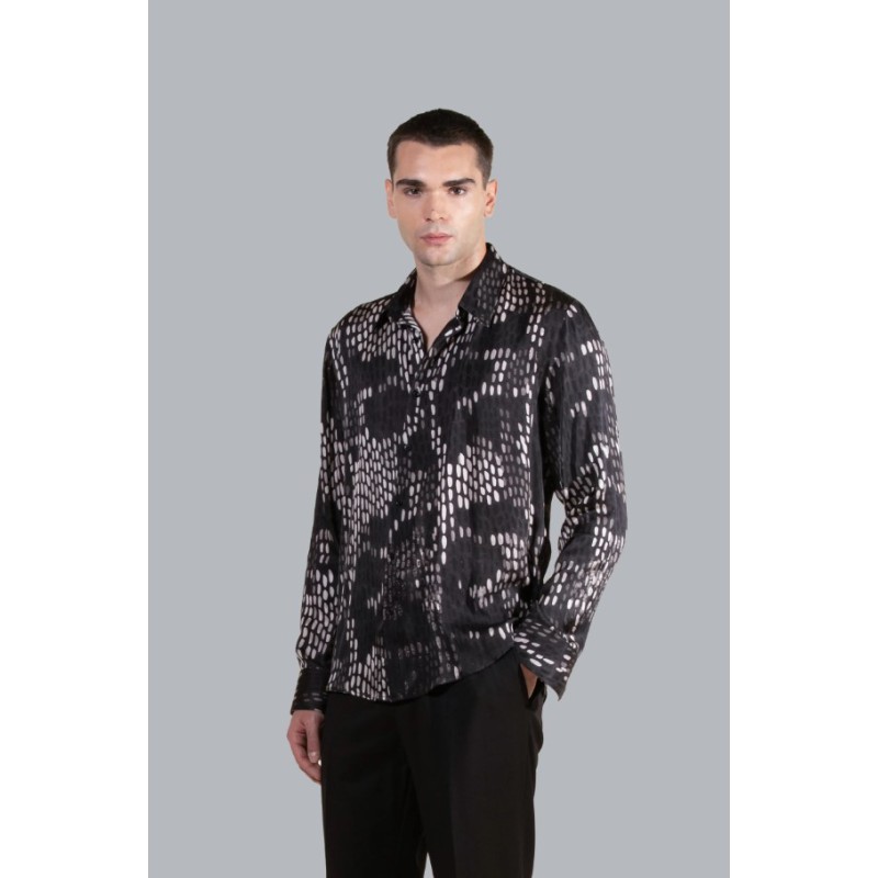 CA3107 IMB MAN - CAMICIA FANTASIA MANICA LUNGA