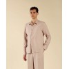 CA3277 IMB MAN - CAMICIA LUNGA IN LINO