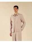 CA3277 IMB MAN - CAMICIA LUNGA IN LINO