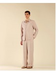 CA3277 IMB MAN - CAMICIA LUNGA IN LINO