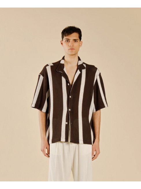 CA3280 IMB MAN - CAMICIA MEZZA MANICA TRAFORATE