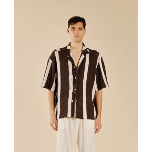 CA3280 IMB MAN - CAMICIA MEZZA MANICA TRAFORATE