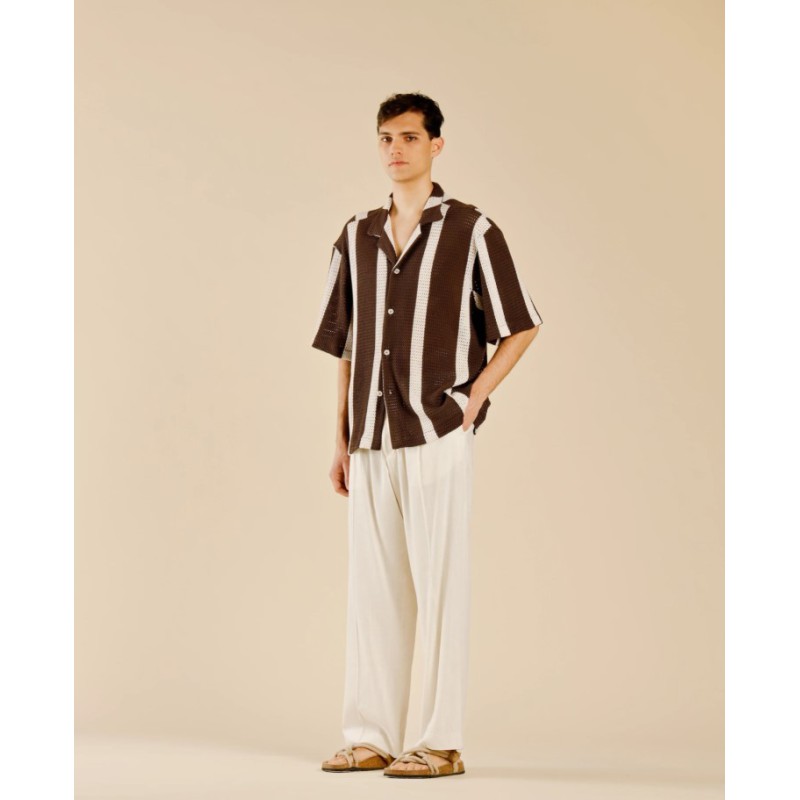 CA3280 IMB MAN - CAMICIA MEZZA MANICA TRAFORATE