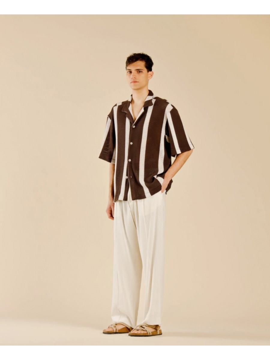 CA3280 IMB MAN - CAMICIA MEZZA MANICA TRAFORATE