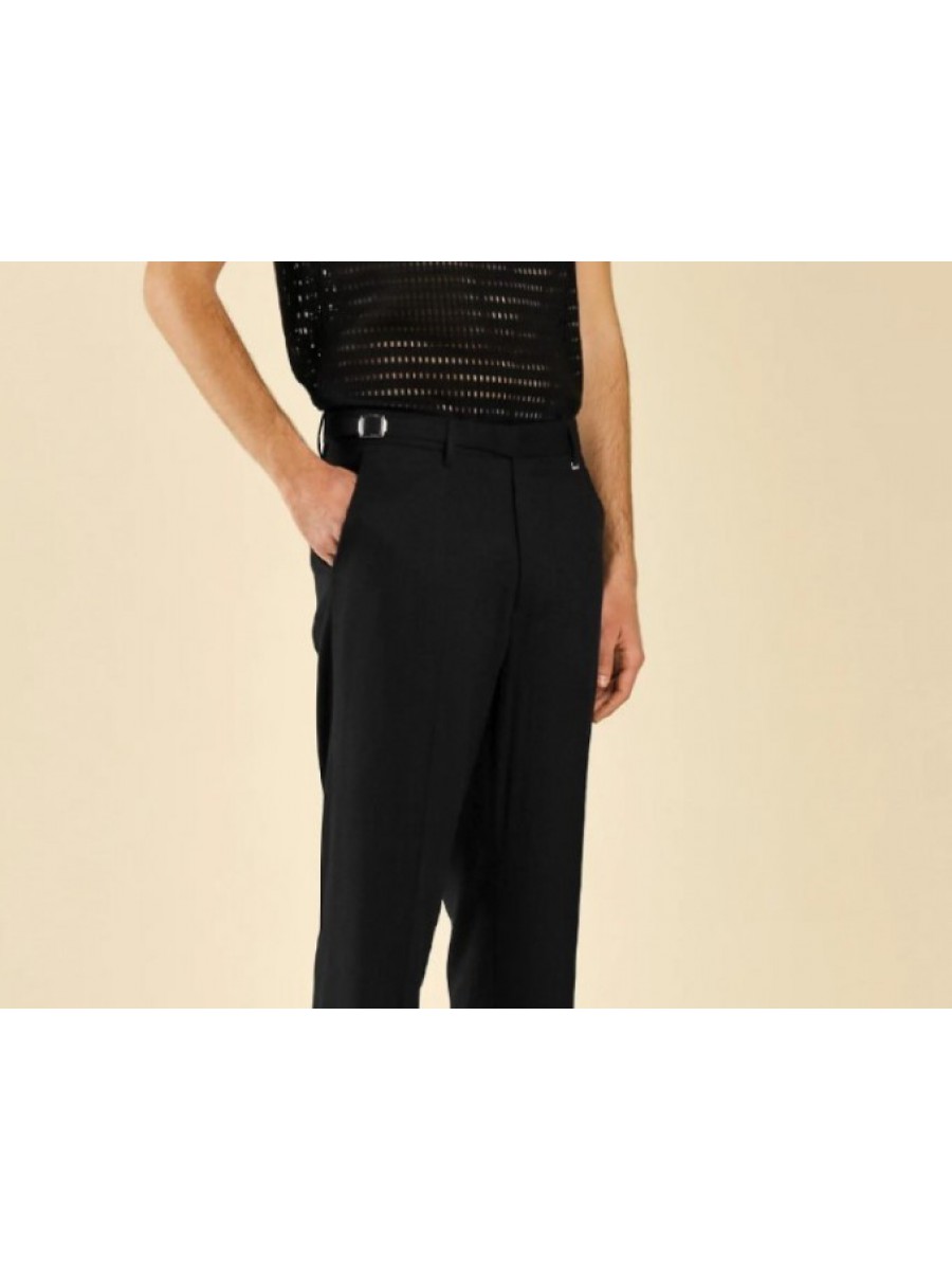 PA3257 IMB MAN - PANTALONE IN MISTO LINO