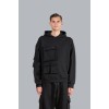 F3125 FELPA OVERSIZE CON CAPPUCCIO