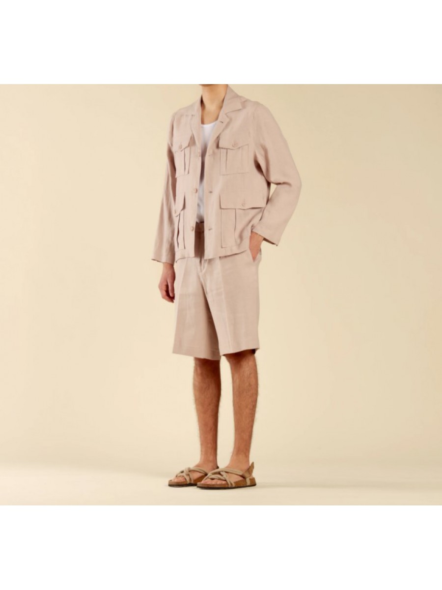 GIA3215 IMB MAN - GIACCA SHARIANA IN LINO