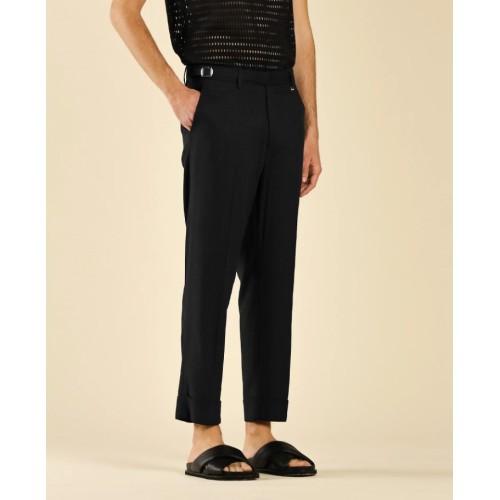 PA3257 IMB MAN - PANTALONE IN MISTO LINO
