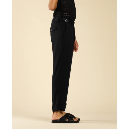 PA3257 IMB MAN - PANTALONE IN MISTO LINO
