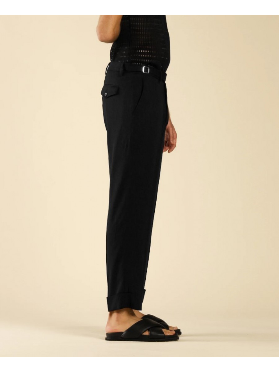 PA3257 IMB MAN - PANTALONE IN MISTO LINO