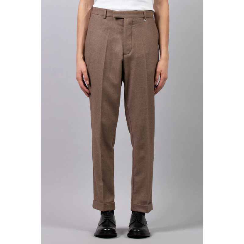 PA2227 IMB MAN - PANTALONE TASCA AMERICA BROWN