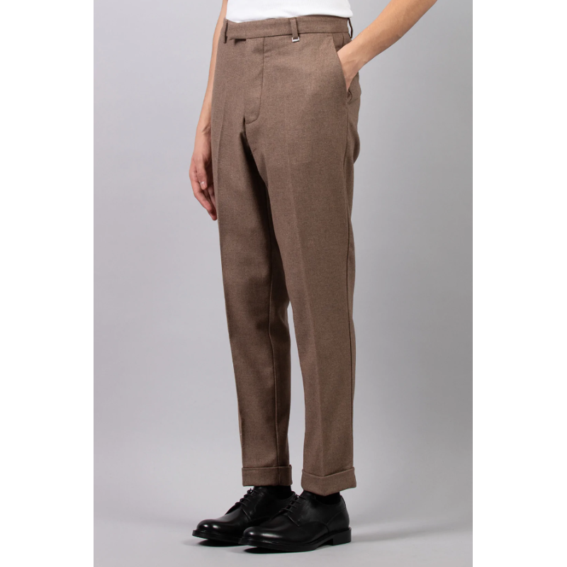 PA2227 IMB MAN - PANTALONE TASCA AMERICA BROWN