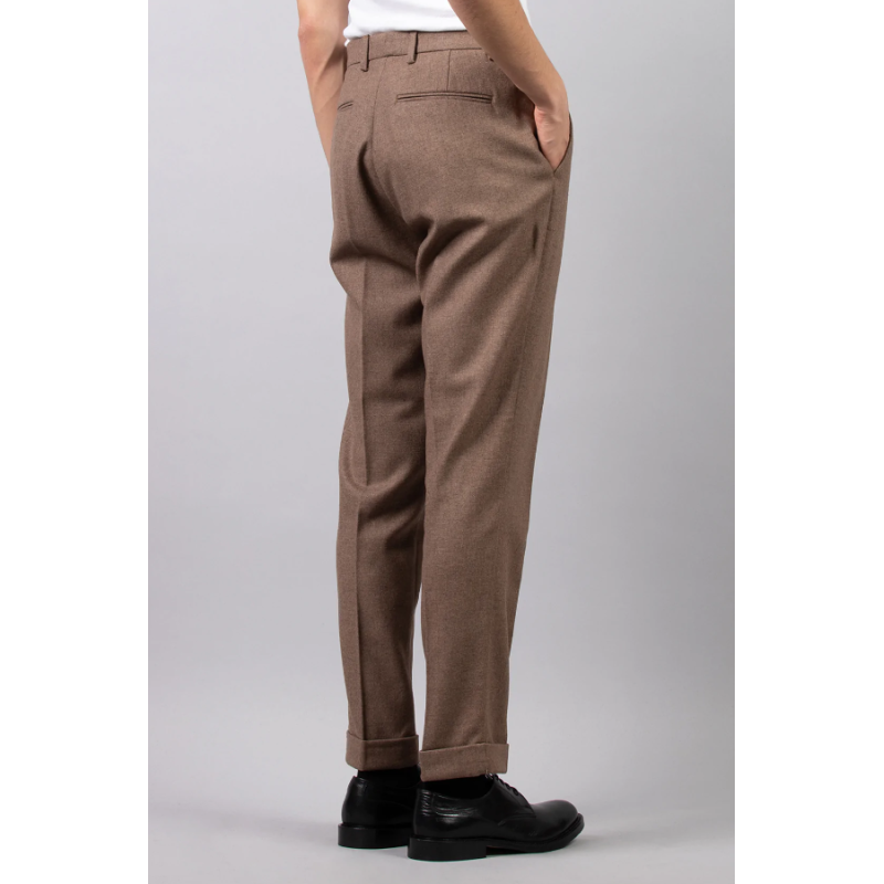 PA2227 IMB MAN - PANTALONE TASCA AMERICA BROWN