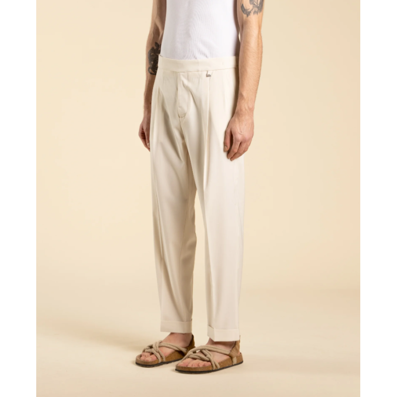 PA3262 IMB MAN- PANTALONE DOPPIA PINCE CON