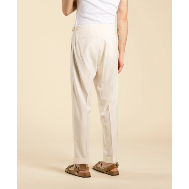 PA3262 IMB MAN- PANTALONE DOPPIA PINCE CON