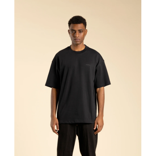 TS3328 IMB MAN - T-SHIRT OVERSIZED CON LOGO BLACK
