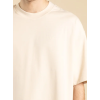TS3328 IMB MAN - T-SHIRT OVERSIZED CON LOGO BEIGE