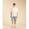 TS3328 IMB MAN - T-SHIRT OVERSIZED CON LOGO BEIGE