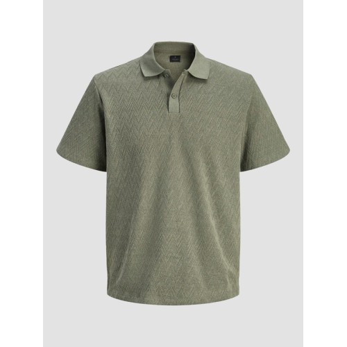 12293000 JPRBLATRENTON SS JAQUARD POLO
