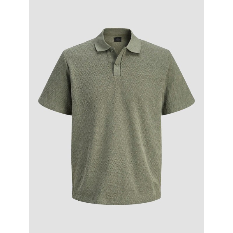 12293000 JPRBLATRENTON SS JAQUARD POLO