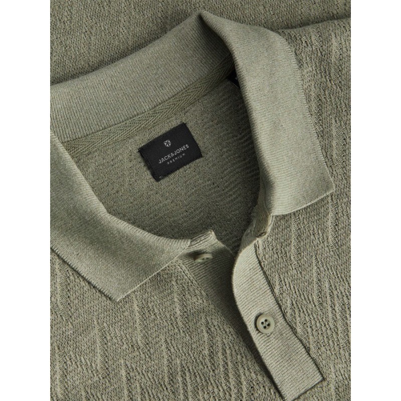 12293000 JPRBLATRENTON SS JAQUARD POLO