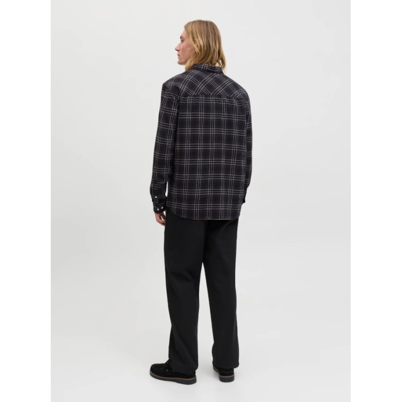 12260776 JORJOSHUA FLANNEL CHECK SHIRT LS LN