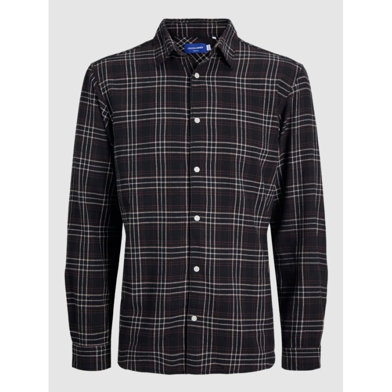 12260776 JORJOSHUA FLANNEL CHECK SHIRT LS LN
