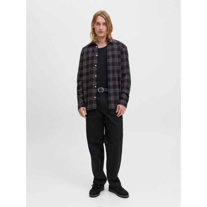 12260776 JORJOSHUA FLANNEL CHECK SHIRT LS LN